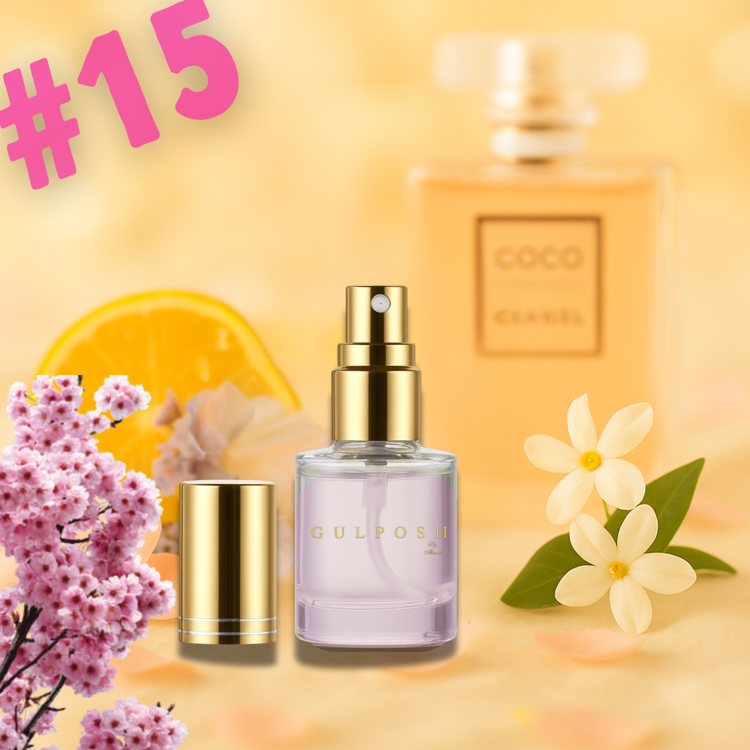 No. 15 - Cherry Blossom,Citrus Zest,Patchouli (Travel Size)