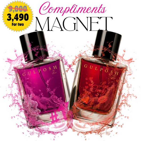 Gulposh Compliments Magnet Duo | Best Long-Lasting Perfume for Women in Pakistan | Intense Sweet & Floral Charm Set