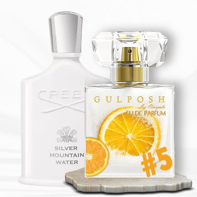 No. 5 - Orange, Sandalwood, Mineral *Inspired by: Silver Mountain Water- CREED