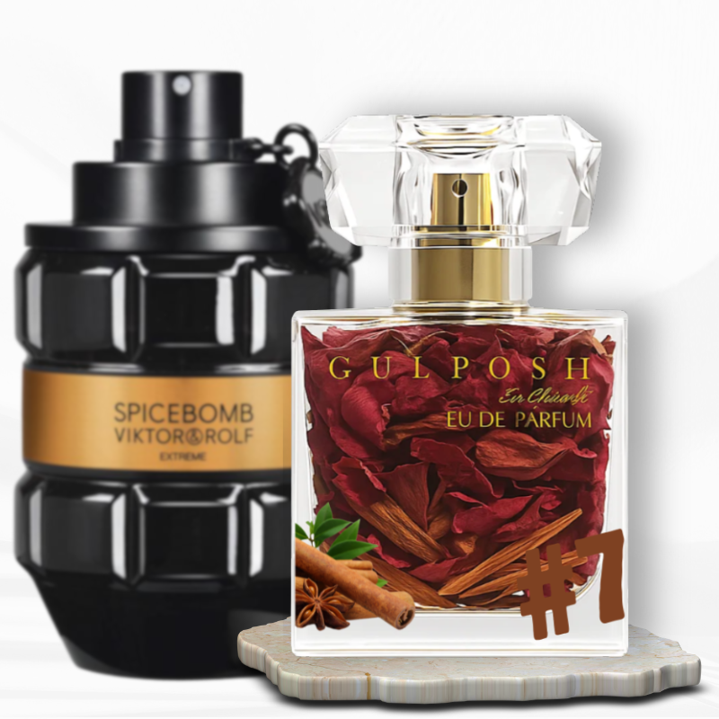 No. 7 - Cinnamon, Black Pepper, Saffron * Inspired by: Spicebomb Extreme Viktor & Rolf