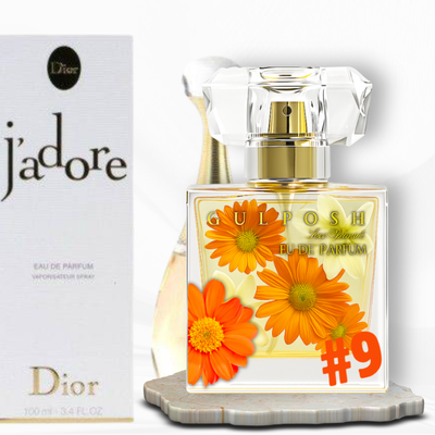 No. 9 - Tithonia Flower,Rose, Vanilla *Inspired by: J'adore Dior