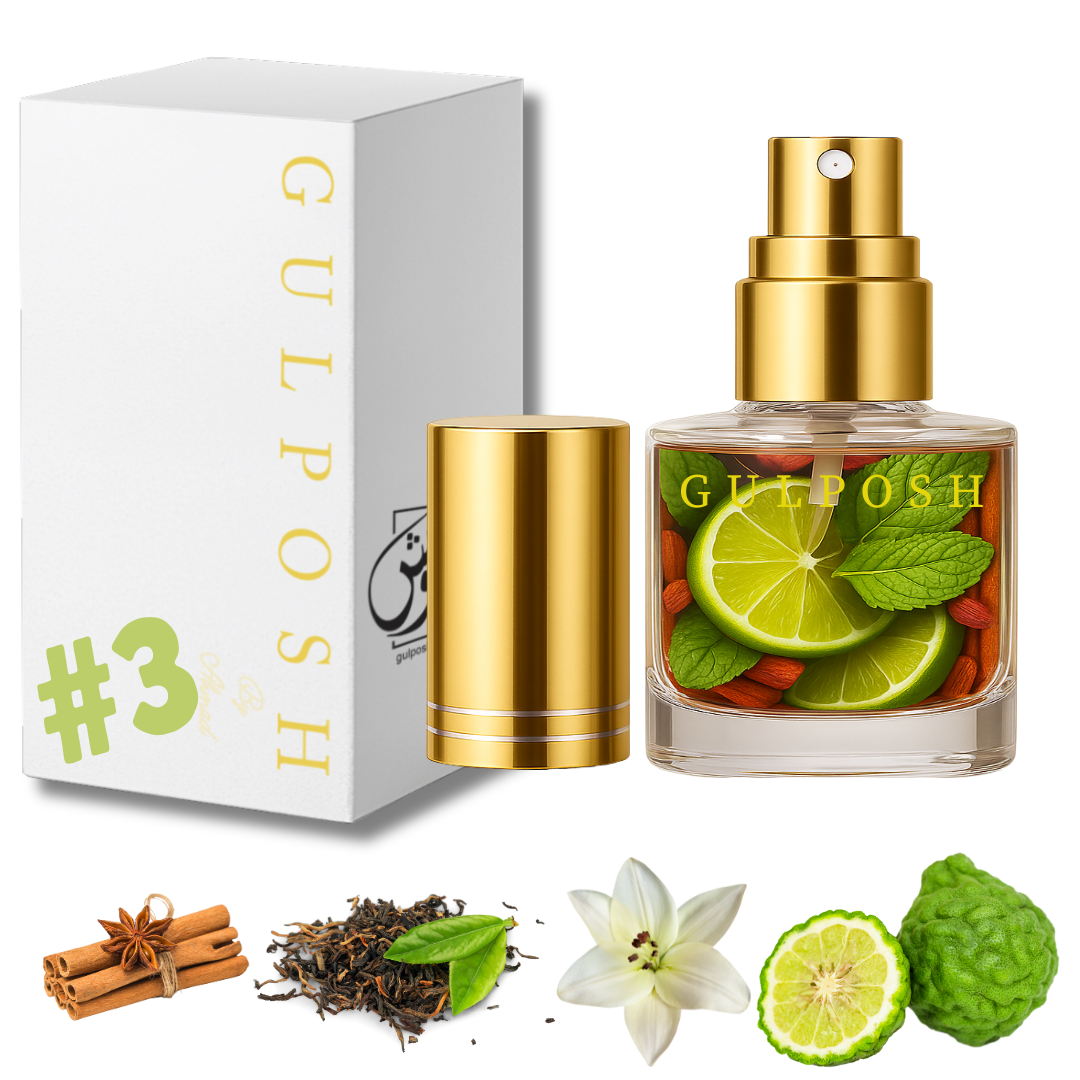 No. 3 - Fresh Lime, Tea Leaves, Sandalwood (Travel Size)