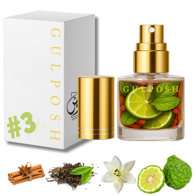 No. 3 - Fresh Lime, Tea Leaves, Sandalwood (Travel Size)