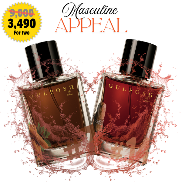 Gulposh Masculine Appeal Combo | Best Long-Lasting Perfume for Men in Pakistan | Intense Tobacco & Spice Duo