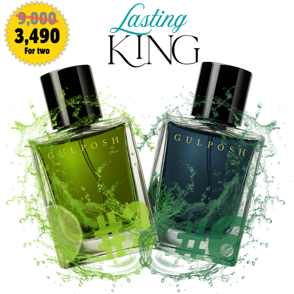Gulposh LASTING KING Combo | Best Long-Lasting Perfume for Men in Pakistan | Intense Aquatic & Citrus Duo