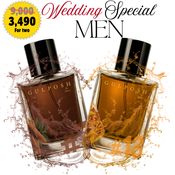 Gulposh Wedding Special Perfume for Men | Best Long-Lasting Groom Fragrance Combo Pakistan | Intense Spice & Oud Duo