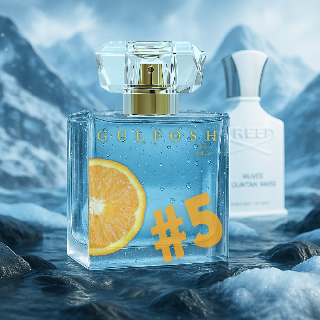 No. 5 - Orange, Sandalwood, Mineral *Inspired by: Silver Mountain Water- CREED