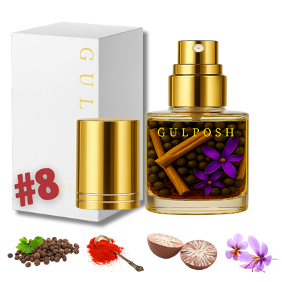 No. 8 - Saffron, Suede, Amber (Travel Size)