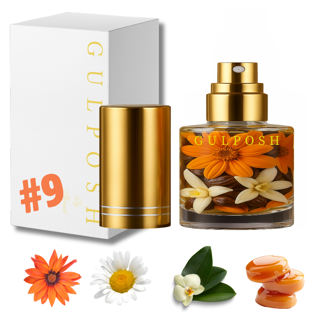 No. 9 - Tithonia Flower,Rose, Vanilla (Travel Size)