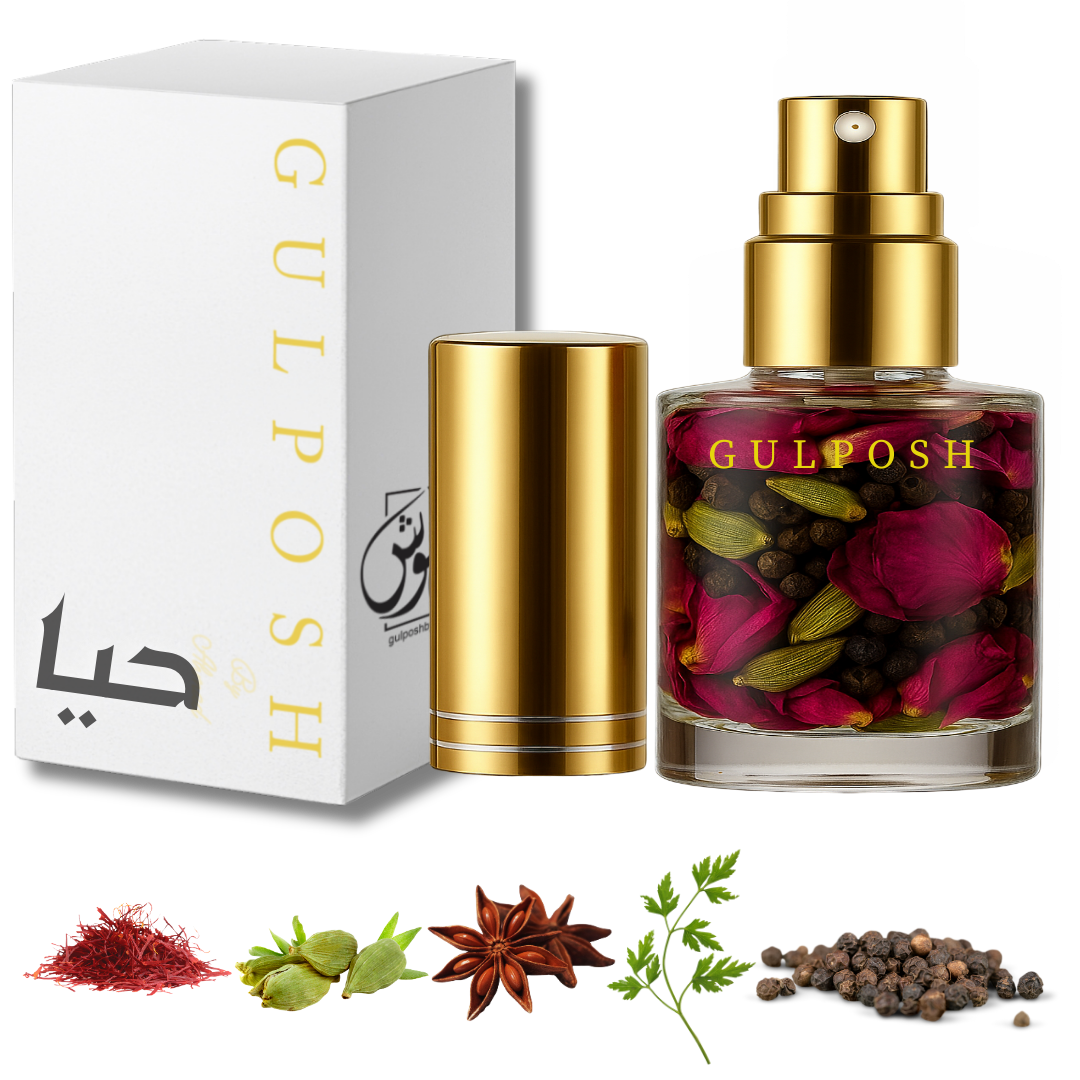 Haya by Gulposh- Oud,Saffron,Rose (Travel Size)