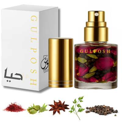 Haya by Gulposh- Oud,Saffron,Rose (Travel Size)